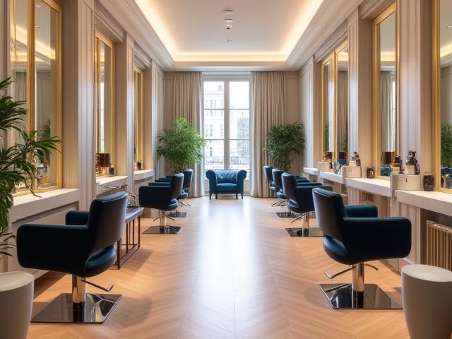 Intérieur élégant du Salon Élégance à Paris